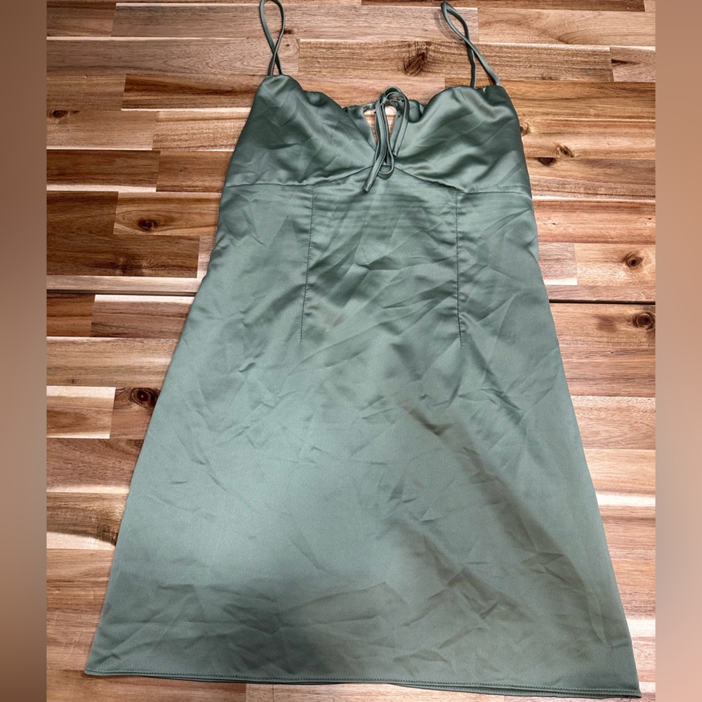 Forever 21 Olive Green Mini Dress